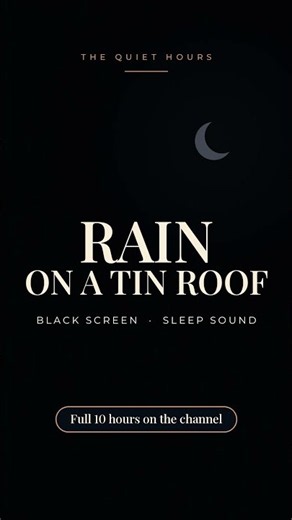 Rain on a Tin Roof | A Quiet Preview #Shorts