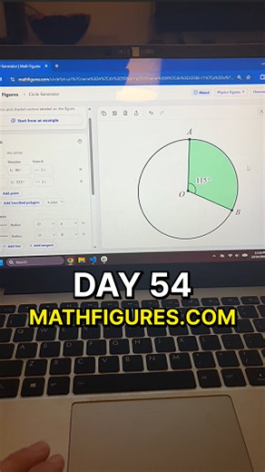 DAY 54! Today we are building a circle figure generator for mathfigures.com so that math teacher Kyle can easily make graphics for his tests. And something for statistics teachers as well... :D