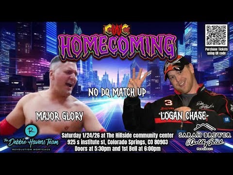Logan Chase Vs. Major Glory No DQ match