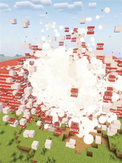 Minecraft TNT Explosion with NO LAG