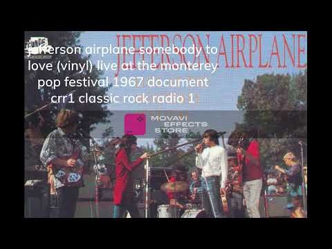 jefferson airplane somebody to love (vinyl) live at the monterey pop festival 1967 crr1