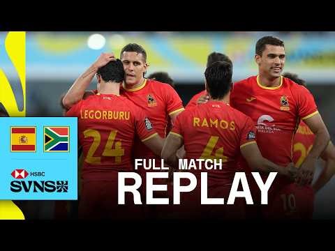 SPICY bronze medal match 🌶️ | Spain v South Africa | HSBC SVNS Perth 2025 | Full Match Replay