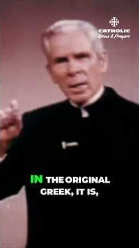 Why Did Jesus Call Mary “Woman”? | Blessed Fulton Sheen
