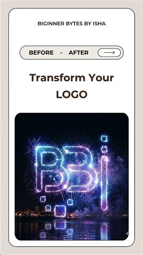 Convert Your Logo into New Year Fireworks Using AI Prompts