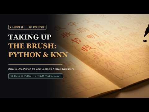 Python for Machine Learning from Scratch: Hand-Coding k-NN in 15 Lines | Ink into Stars #05