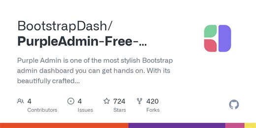 Comparing BootstrapDash:master...msatul1305:master · BootstrapDash/PurpleAdmin-Free-Admin-Template