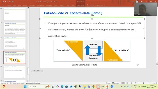 17 - ABAP on HANA - Programming Approaches - Data-to-Code Vs. Code-to-Data