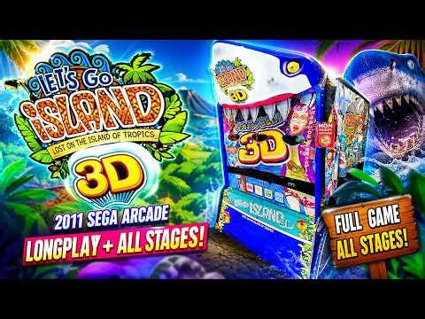 Let's Go Island 3D - Lost on the Island of Tropics (2011) | SEGA Arcade Longplay