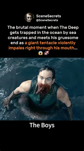 Cornered underwater, A GIANT TENTACLE PIERCED HIS MOUTH 😨🐙
