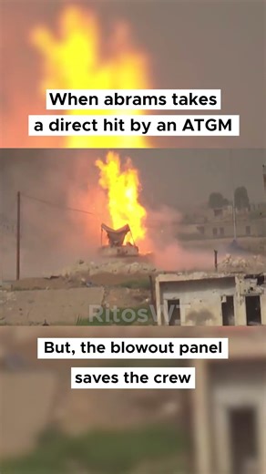 The M1A1 Abrams Blowout Panel Saves a Life...🚀🛡️💥