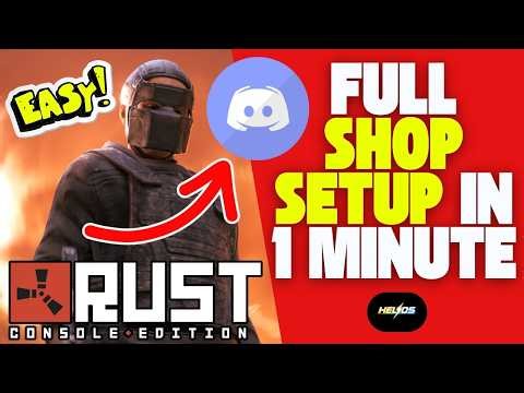 How To Set Up A Discord Shop For Rust Console Edition | Best Discord Bot | I Need Wood Kits | Helios