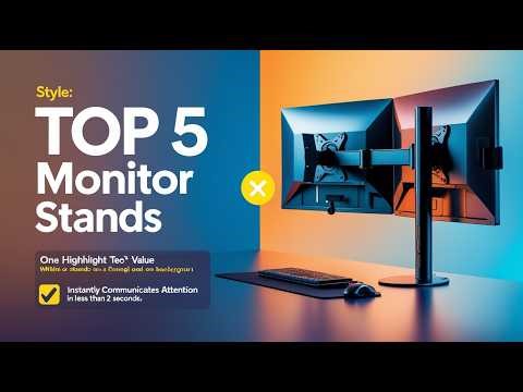 Top 5 Best Dual Monitor Stands in 2026 (Boost Productivity & Comfort!)