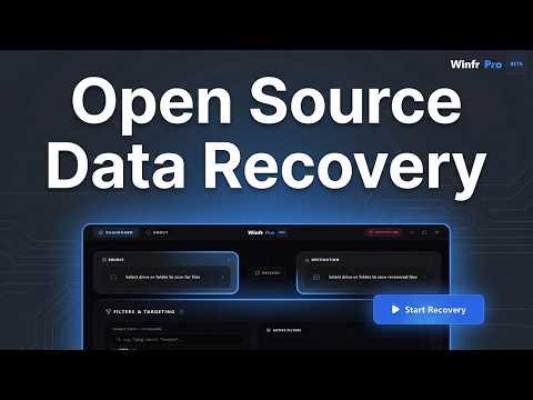 I Built a FREE Windows File Recovery App – WinFR Pro