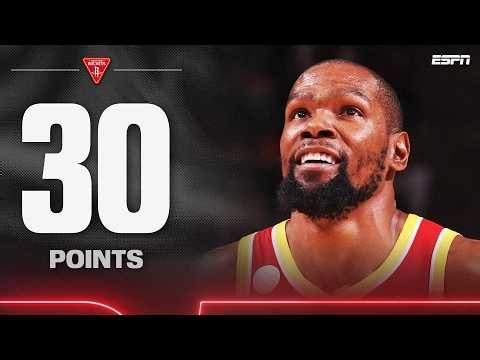 Vintage KD 🚀 Kevin Durant opens season with 30 PTS in win vs. Mavs | NBA on ESPN