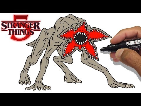 How to Draw DEMOGORGON - Stranger Things 5 ( Art Tutorial )