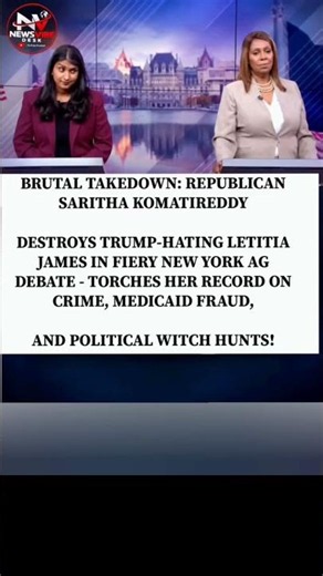 Saritha Komatireddy Confronts Letitia James in Explosive Debate