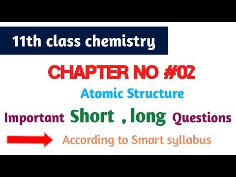 Important Short Questions in chapter 2 |Fsc chemistry Important long questions chemistry Class 11th