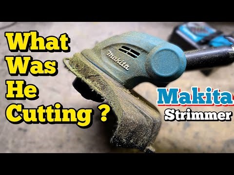 Nice Makita strimmer, but its only for light work. This one was pushed to hard. 
