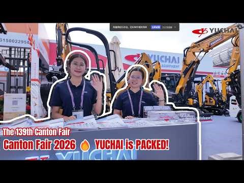 🚜 LIVE from Canton Fair – Yuchai Booth in Action 🔥