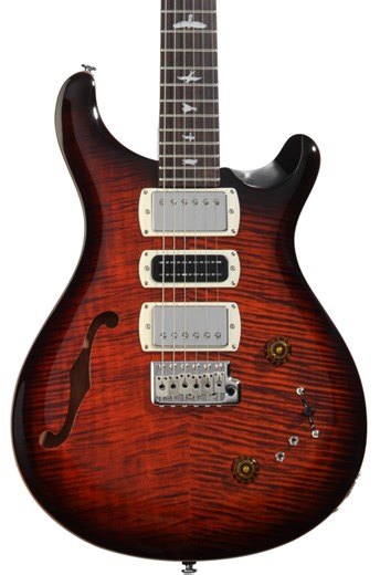 PRS SE Special Semi-Hollow Electric Guitar - Orange Tiger Smokeburst