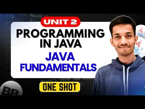 JAVA UNIT 2 | ONE SHOT | Fundamentals, OOPs, Exception, Applet