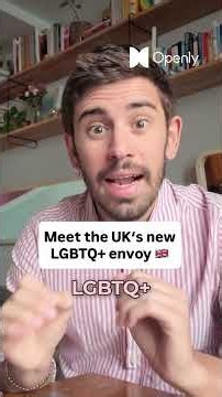 Meet the UK’s brand-new LGBTQ+ rights envoy