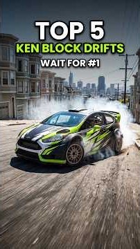 Top 5 KEN BLOCK SAN FRANCISCO DRIFTS 🔥 Wait for #1 #shorts #kenblock