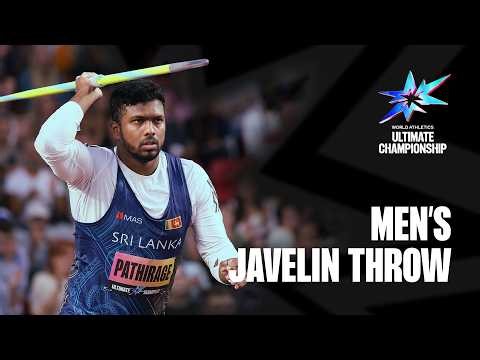 Full Men's Javelin Throw Final | World Athletics Ultimate Championship (On-track audio)