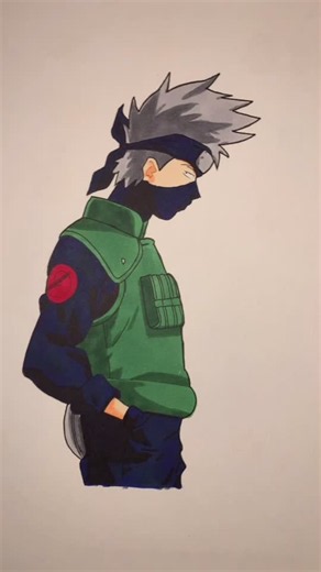 Kakashi fan art comes to life