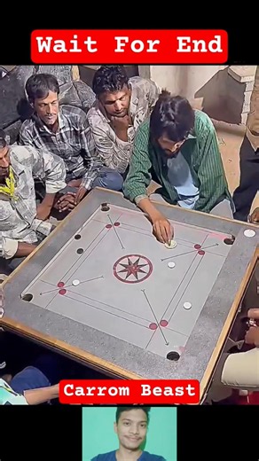 Carrom Beast 😈 Wait For End #shorts #youtubeshorts #short #carromboard #carromking #carrom