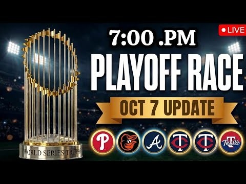 MLB Playoffs TODAY 7 Oct 2026; MLB Standings | MLB ALDS, NLDS | MLB Standings Today