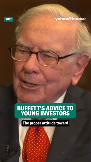 Warren Buffett's advice to young investors.💰 | Yahoo Finance