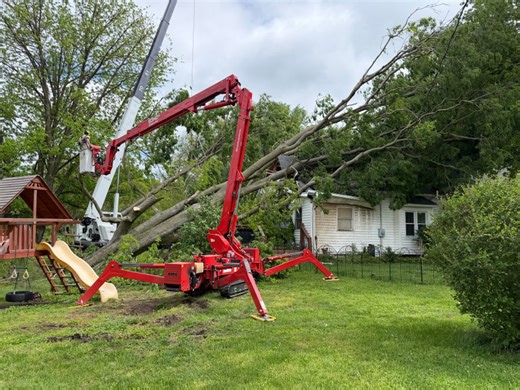 Greenwood cleaning up storm damage to homes, school