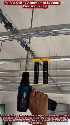 Perfect Ceiling Alignment in Seconds ✨ Precision is Key!