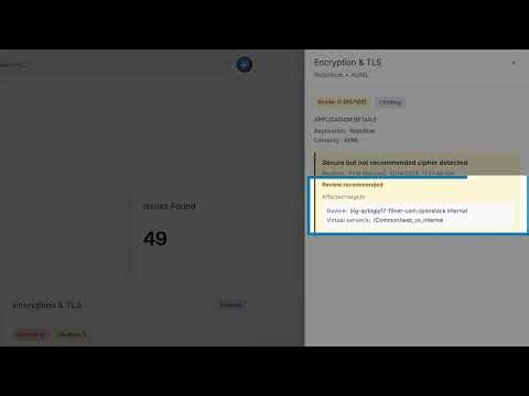 Application Workload & Security Intelligence in F5 Insight
