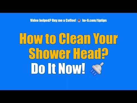 How to Clean Your Shower Head? Do It Now! 🚿