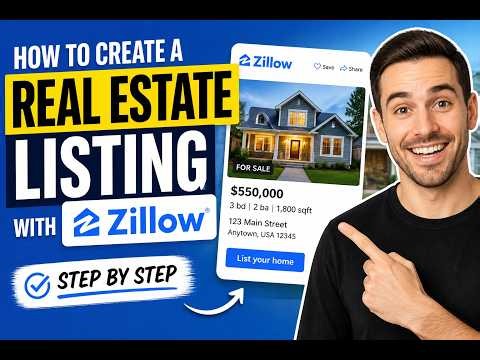 How to create a real estate listing with Zillow - Step By Step