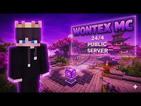 🔴 LIVE NOW: Playing on WONTEX MC! The Best 24/7 Public Minecraft Server! #minecraftlive