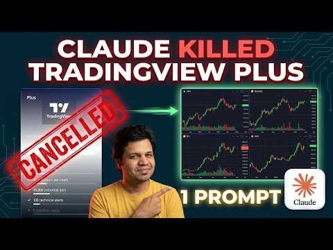 I Cancelled TradingView Plus After This 1 Claude Code Prompt | Multi Chart & Advanced Indicators