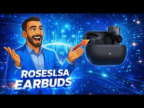 ROSESELSA CERAMICS MK2 Noise Cancelling Bluetooth Earbuds - Hi-Fi 5 DSP pro audio chip + LDAC