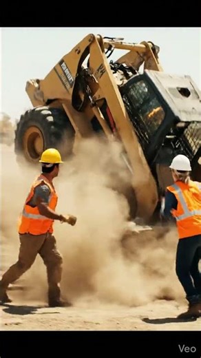 Heavy Machinery Accident Caught on Camera 😱