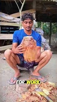 Amazing Wood Vase Making from Areca Palm Tree | Incredible Woodturning Craft