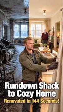 Ethan Cole Restores an Abandoned House in 144 Seconds #DoomsdayBunker #Building #EthanCole #Short