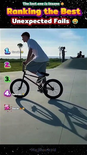 Ranking Best Unexpected Fails