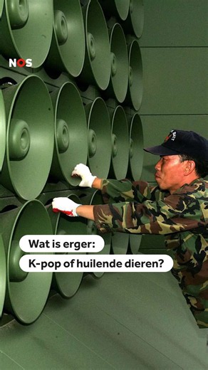 Noord-Korea plaatst luidsprekers langs hele grens met Zuid-Korea