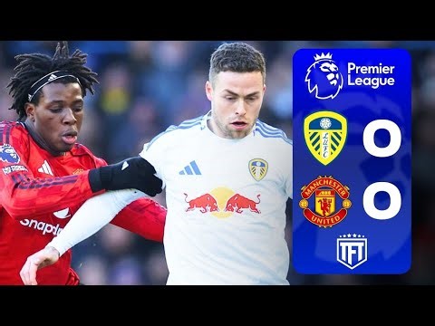 Cunha SAVES United! Leeds United 1-1 Manchester United Highlights