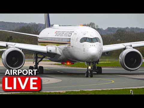 🔴 Manchester Airport LIVE ✈️ MULTI-CAM 🎥