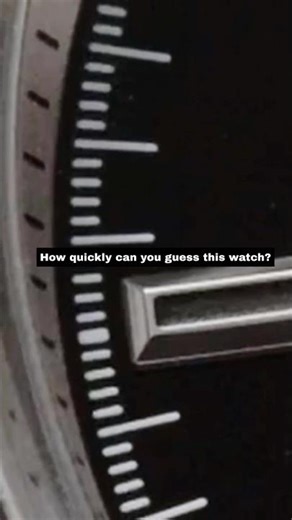 How FAST Can You Identify This Watch?
