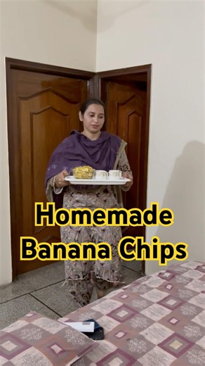 Homemade Banana Chips | First Time Try kitte | @Cheemas_Kitchen #food #recipe #bananachips