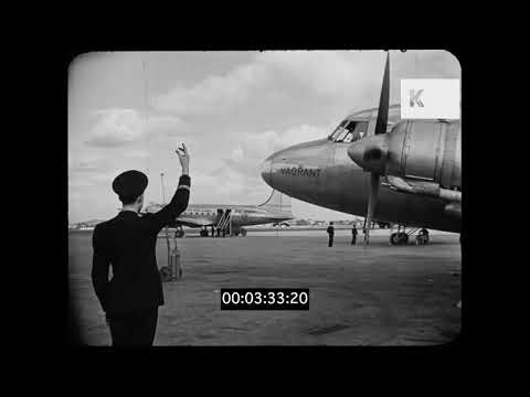 1940s Air Travel British European Airways DC3